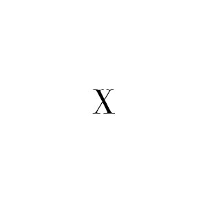 X
